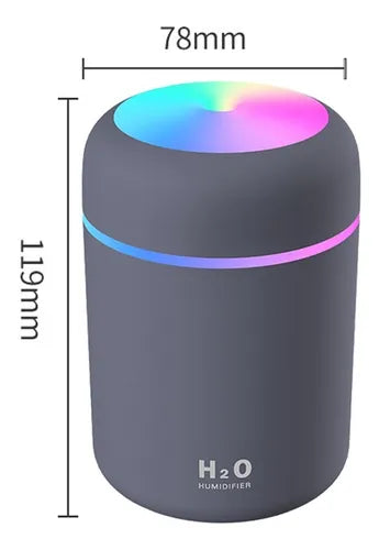 Crea Tu Oasis de Bienestar: Mini Humidificador y Difusor de Aromas con Luz LED