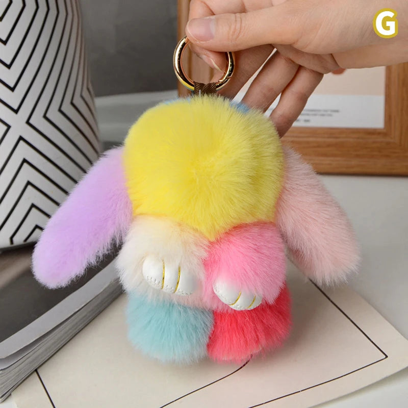 Llavero Peluche de Conejo: El Detalle que Todos Quieren. 15cm de Suavidad y Estilo Único para tu Bolso