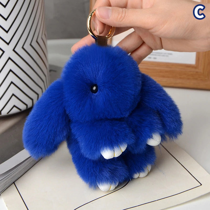 Llavero Peluche de Conejo: El Detalle que Todos Quieren. 15cm de Suavidad y Estilo Único para tu Bolso