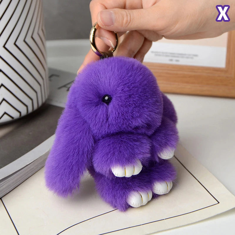 Llavero Peluche de Conejo: El Detalle que Todos Quieren. 15cm de Suavidad y Estilo Único para tu Bolso