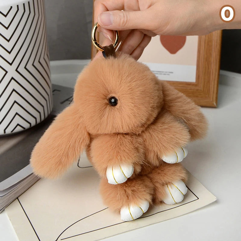 Llavero Peluche de Conejo: El Detalle que Todos Quieren. 15cm de Suavidad y Estilo Único para tu Bolso