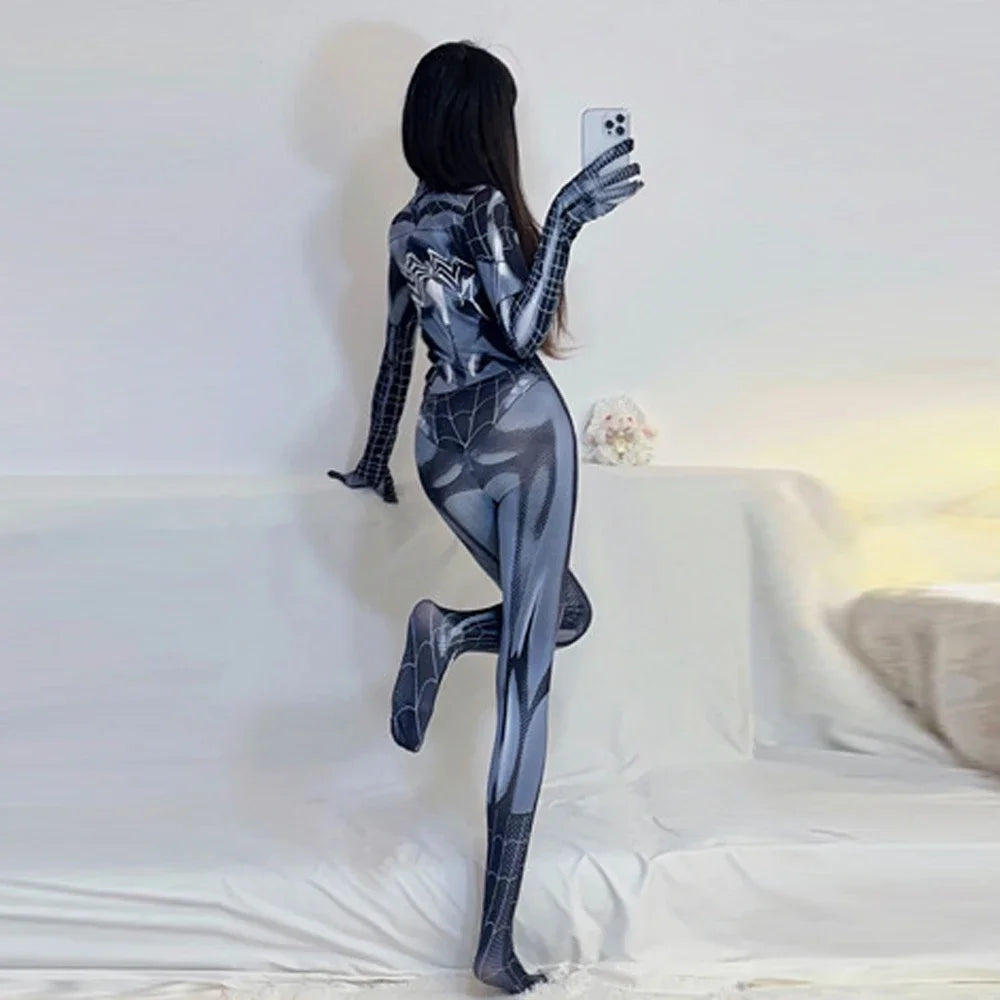 Disfraz Spiderman Mujer: Bodysuit Cosplay de Alta Calidad
