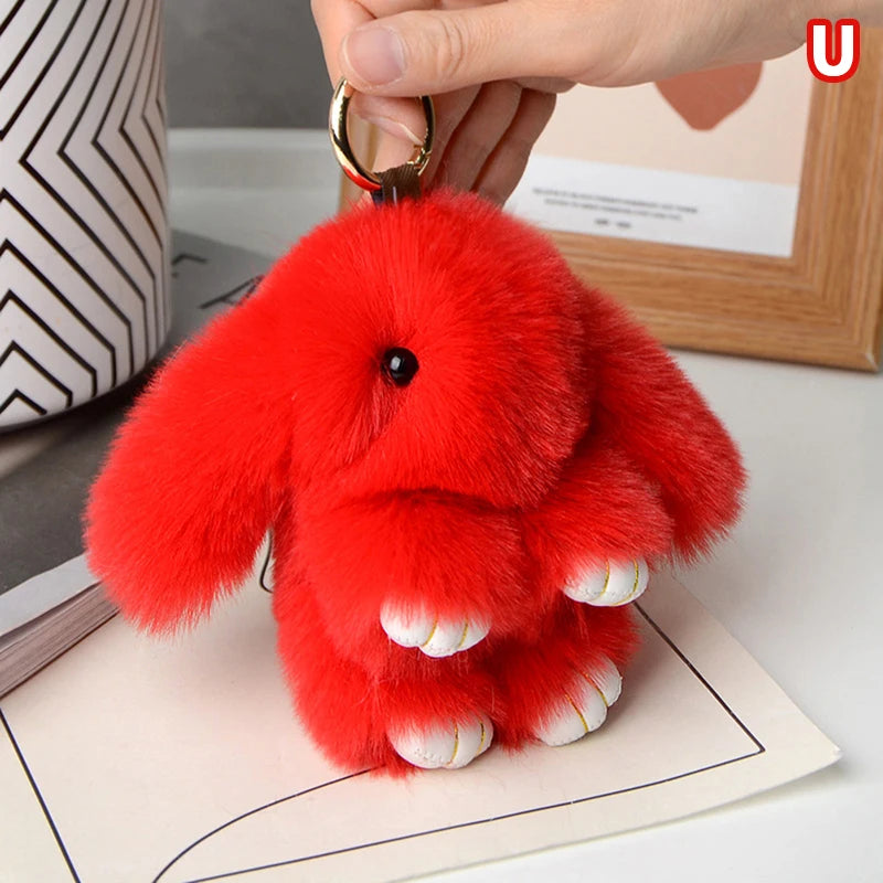 Llavero Peluche de Conejo: El Detalle que Todos Quieren. 15cm de Suavidad y Estilo Único para tu Bolso