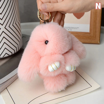 Llavero Peluche de Conejo: El Detalle que Todos Quieren. 15cm de Suavidad y Estilo Único para tu Bolso