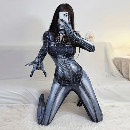 Disfraz Spiderman Mujer: Bodysuit Cosplay de Alta Calidad