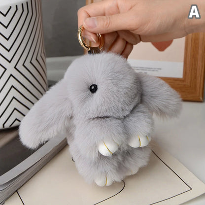 Llavero Peluche de Conejo: El Detalle que Todos Quieren. 15cm de Suavidad y Estilo Único para tu Bolso
