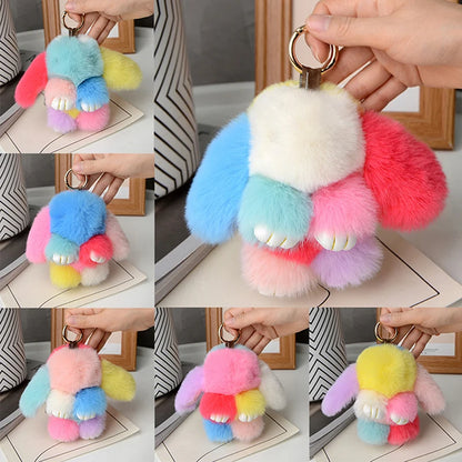 Llavero Peluche de Conejo: El Detalle que Todos Quieren. 15cm de Suavidad y Estilo Único para tu Bolso